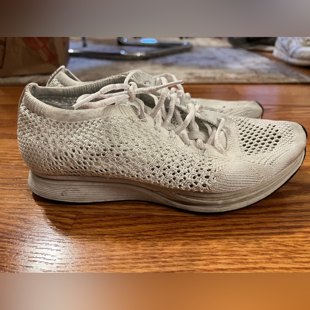 Nike White Flyknit Sneakers